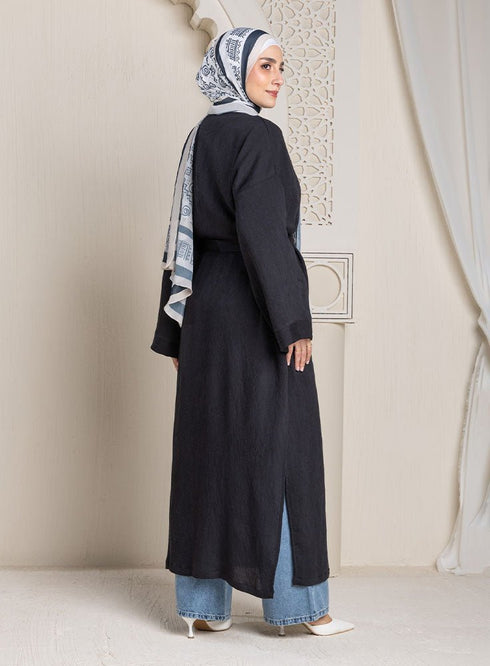 Black RD - Long Cardigan - Khotwh